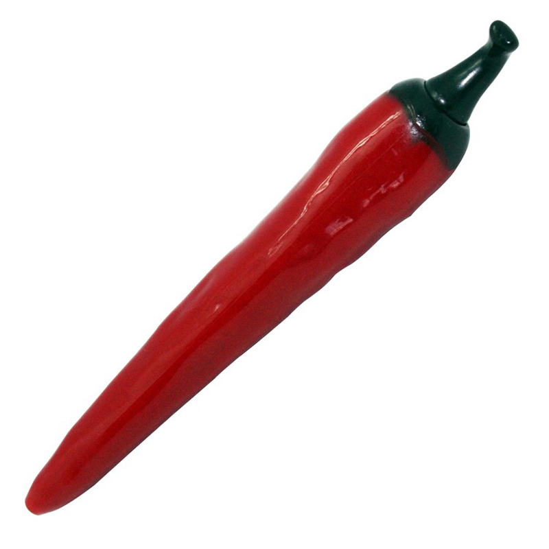 Green Jalapeño & Red Chili Pepper Clicker Pen