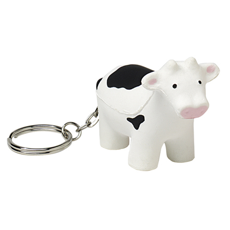 Cow Squeezie Keyring