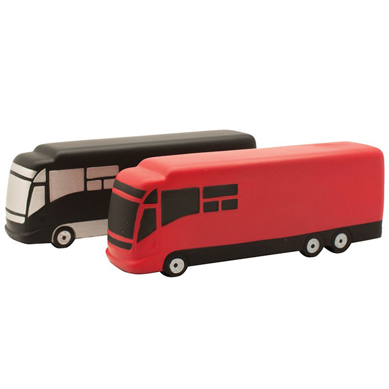 Red Motor Coach Squeezies