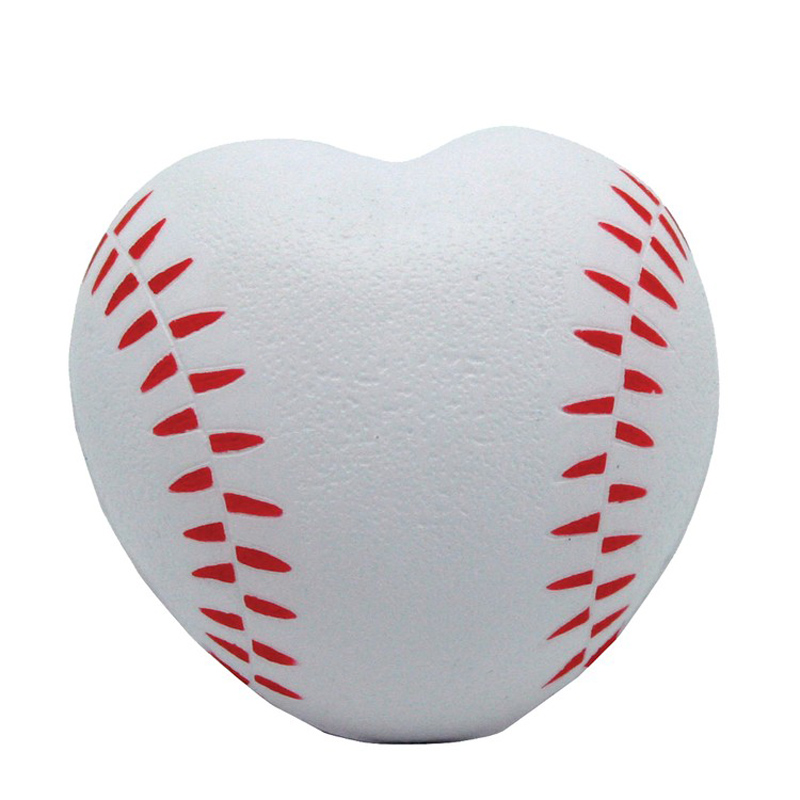Heart Shaped Baseball Squeezie