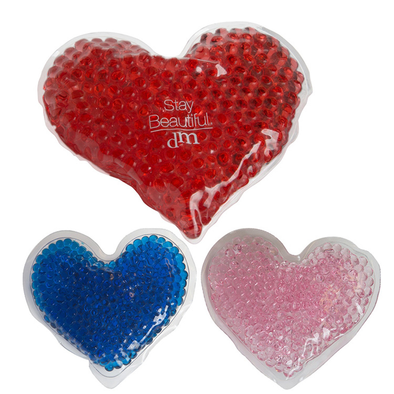 Gel Beads Hot/Cold Pack Hearts