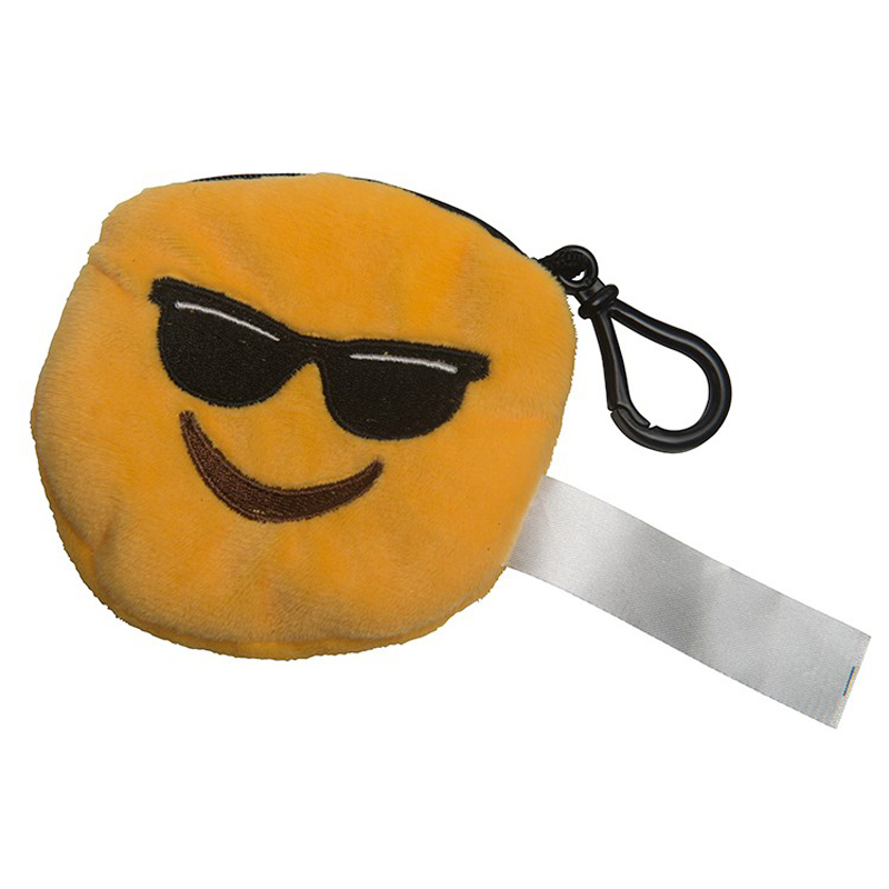 Mr Cool Emoji Plush Pouch