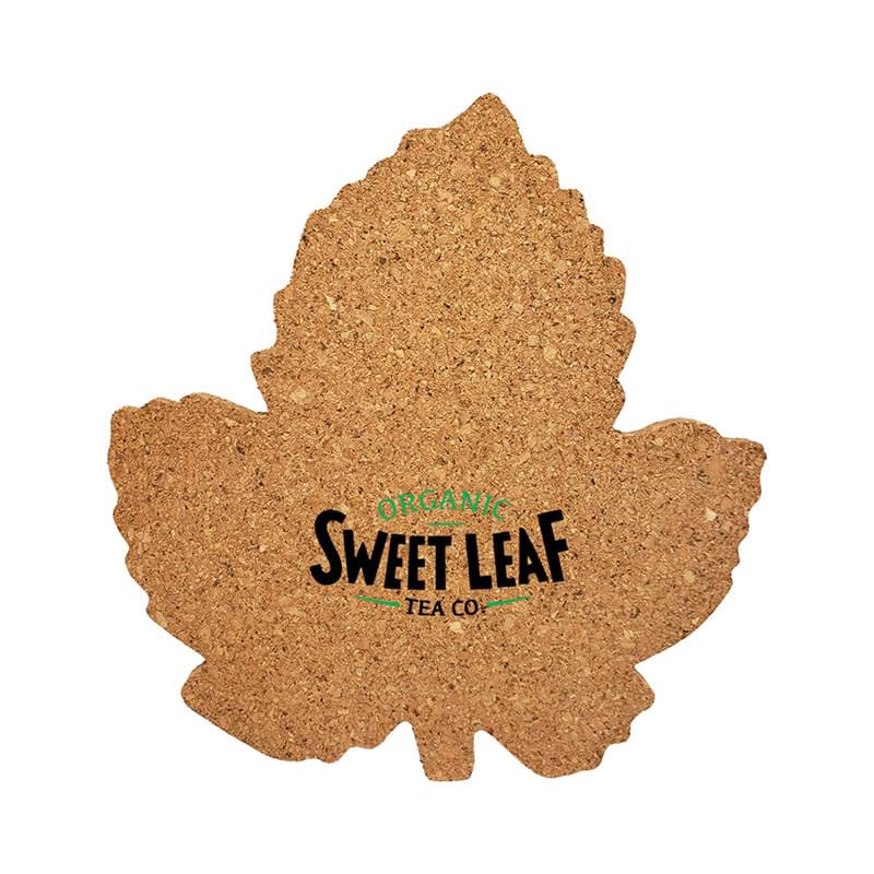 Cork Coaster - Leaf