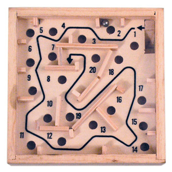 Wooden Maze Puzzle