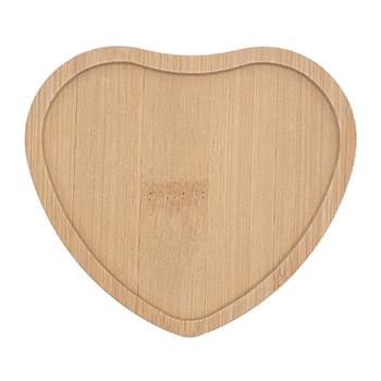 Wooden Coaster - Heart Shape