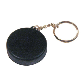 Hockey Puck Squeezie Keyring