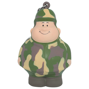 Army Bert Squeezies Keychain